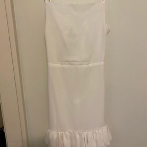 White Bow Back Dress